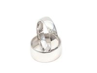 Złote Obrączki Ślubne 585 model SU05 DUŻY WYBÓR