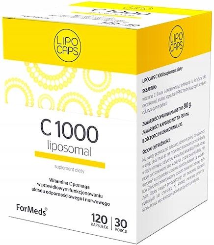 FORMEDS LIPOSOMAL WITAMINA C 1000 120K LIPOSOMALNA zdjęcie 1