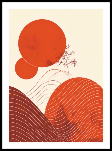 Plakat 42x59,4cm Ciepło Czerwieni na Arena.pl