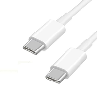 Kabel USB C Do USB C Szybki Przewód Ładowania Power Delivery Biały 1m