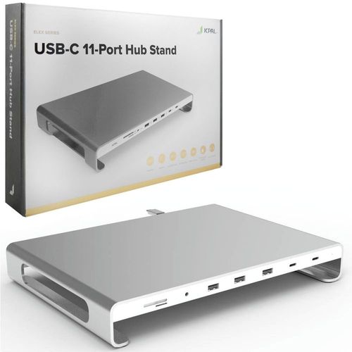 JCPAL HUB Podstawka 11w1 HDMI VGA 2x USB-C 3x USB czytnik microSD SD jack na Arena.pl
