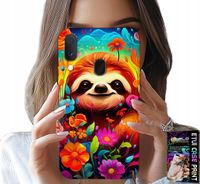 ETUI DO SAMSUNG GALAXY A40 - KOLOROWE WZORY KOALA ZWIERZĘTA + SZKŁO