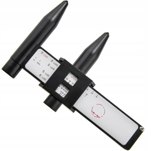 SUWMIARKA MIERNIK ROZSTAWU ŚRUB I NAKRĘTEK KOŁA / FELGI - STIX na Arena.pl