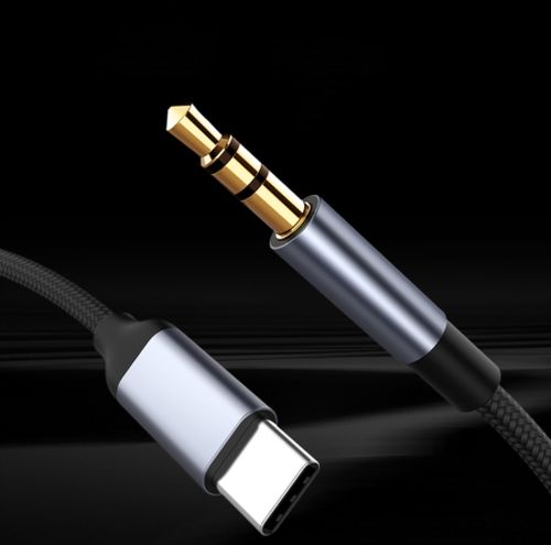 KABEL ADAPTER Przejściówka typ USB-C 3.1 mini Jack 3,5mm Audio AUX DAC 1,5m na Arena.pl