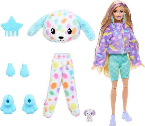 Barbie Cutie Reveal Lalka PIESEK Dalmatyńczyk Seria Kolorowe marzenia HRK41 na Arena.pl