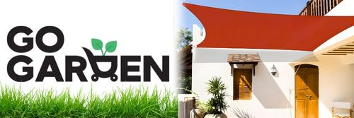 Markiza żagiel przeciwsłoneczny na taras do ogrodu UV słońce czerwony 4x3 m na Arena.pl