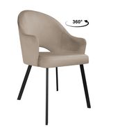 Krzesło obrotowe Velvet podstawa Profil czarna MG09
