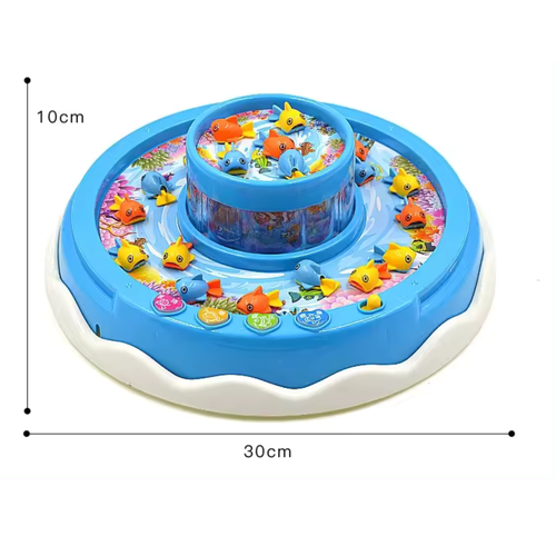 Gra Zręcznościowa Rodzinna Łowienie Rybek Zestaw Wędki Led Melodie Ruchome na Arena.pl