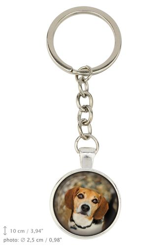 Brelok handmade z pieskiem - Beagle na Arena.pl