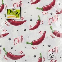 serwetki papierowe papryczki chilli 33x33 cm pol-mak