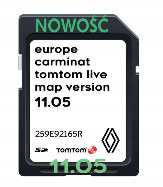 MAPA TOMTOM CARMINAT LIVE 11.05 2023/2024 RENAULT zdjęcie 8