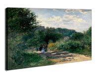 A Road in Louveciennes, Auguste Renoir - obraz na płótnie 70x50 cm