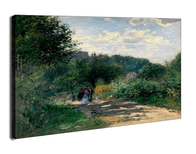 A Road in Louveciennes, Auguste Renoir - obraz na płótnie 60x40 cm zdjęcie 1