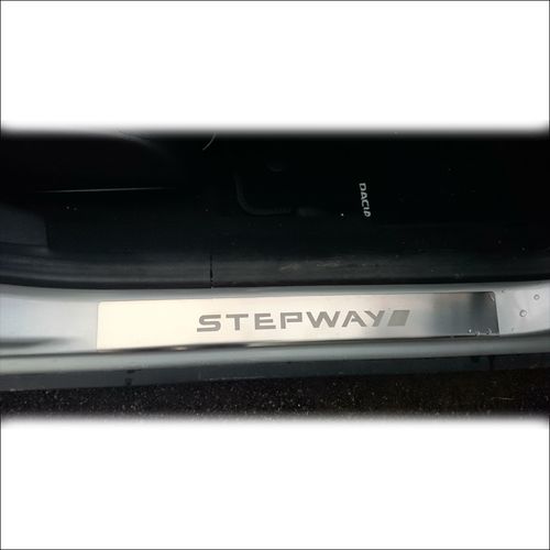 Listwa progowa DACIA SANDERO MK2 STEPWAY Stal nierdzewna 304 mat 4szt na Arena.pl