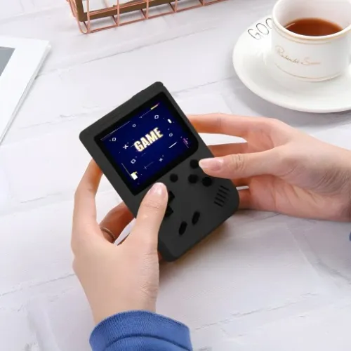 PRZENOŚNA MINI KONSOLA RETRO 400 GIER DO GRY DLA DZIECI + PAD na Arena.pl