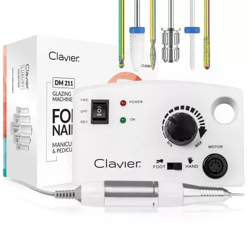 40W FREZARKA PROFESJONALNA DO MANICURE + FREZY zdjęcie 1