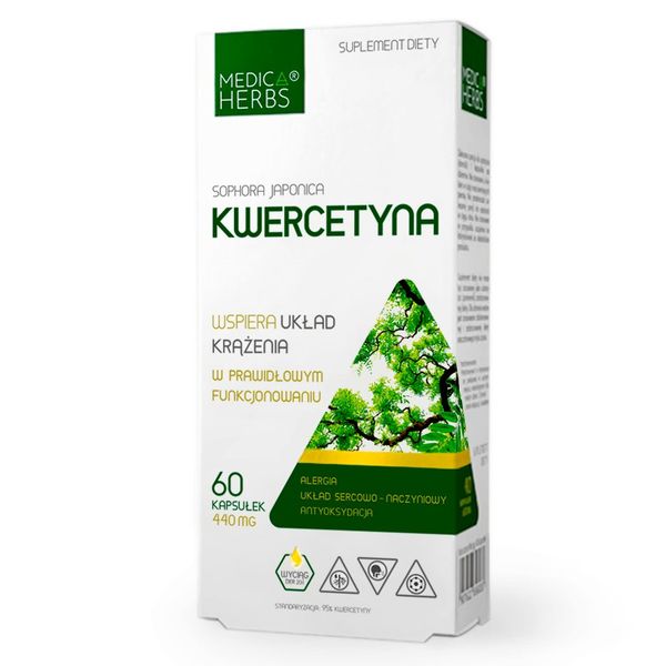 Kwercetyna 440mg 60kaps Medica Herbs zdjęcie 1