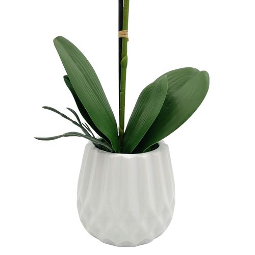 STORCZYK W DONICZCE ORCHIDEA SZTUCZNY STORCZYK BIAŁY WYSOKI 50cm na Arena.pl