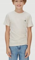 Calvin Klein Jeans t-shirt IB0IB01093 Beżowy Regular Fit R.164