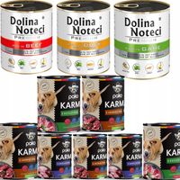 DOLINA NOTECI PREMIUM PAKO MIX SMAKÓW KARMA MOKRA PSA PSÓW 800g x 10 SZTUK