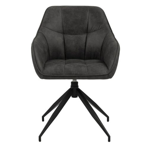 Krzesło Brenda szare tapicerowane na Arena.pl