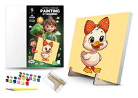 Qbee  Zestaw Do Malowania Sztuka  Kaczka 5 Elementów Qb900-007