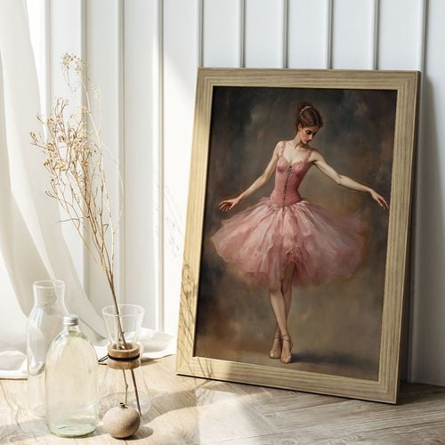 Plakat retro baletnica 40x50 cm na Arena.pl