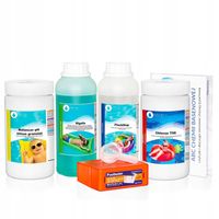 EBAN ZESTAW CHEMIA BASENOWA ZESTAW STARTOWY 5W1 DO BASENU JACUZZI CHLOR PH