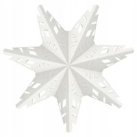 IKEA STRALA GWIAZDA KLOSZ KORONKA BIAŁY 48 CM