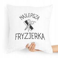 Poduszka Dla Fryzjera Najlepsza Fryzjerka Z Nadrukiem Ze Zdjęciem