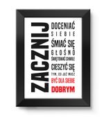 Nowoczesne obrazy obrazki z napisami na ścianę na prezent