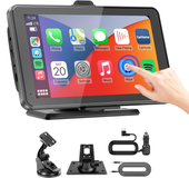 Bezprzewodowy Apple CarPlay Android Auto Ekran 7 Cali HD Mirror Link FM