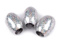 Wstążki metaliczne srebrne 3 sztuki