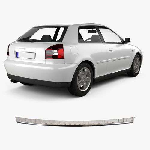 CHROM AUDI A3 / S3 8L Hatchback 2008-2012 - Listwa Nakładka na Zderzak Tyl na Arena.pl