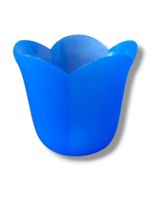 Na Świece Fi Od 3 Do 4 Cm Lampion Okapnik Tulipam Lam001 Niebieski