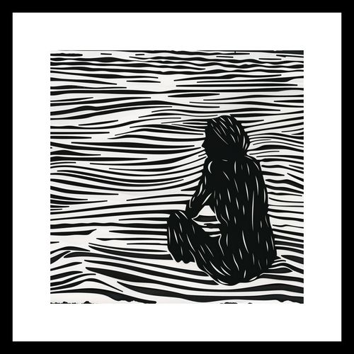 Plakat 30x30cm Złożone Fluidalne Linie na Arena.pl