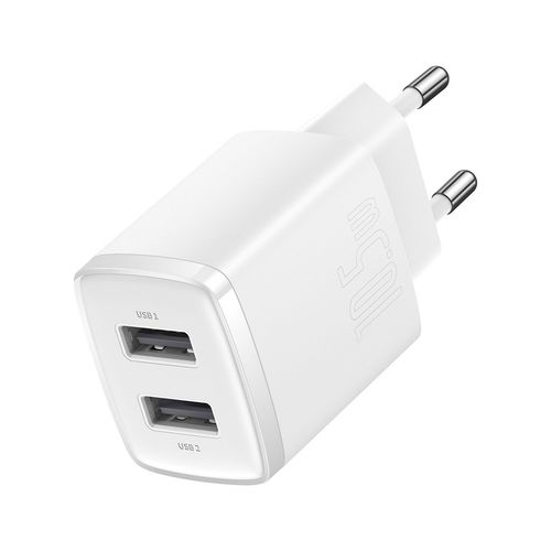 mała ładowarka sieciowa compact 2x usb 10.5w biały na Arena.pl