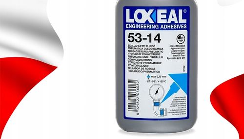 KLEJ DO GWINTÓW RUROWYCH 3/4" USZCZELNIACZ LOXEAL 53-14 BRĄZOWY 250 ml na Arena.pl