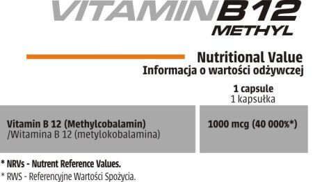 Human Code - Vitamin B12 Methyl - 60 weg. kaps. na Arena.pl