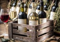 Fototapeta 3D kuchenna skrzynka do wina 200x130