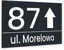 TABLICZKA tablica adresowa 20x15 NUMER DOMU strzałka na Arena.pl