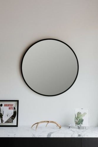 Lustro Hub 91cm czarne okrągłe na Arena.pl