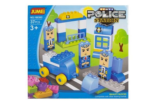 Klocki Jumei 3+ KOMISARIAT POLICJA 37 elementów, 28x26cm na Arena.pl