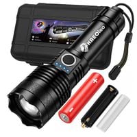 MOCNA LATARKA TAKTYCZNA LED AKUMULATOROWA ZOOM SURVIVALOWA NA PREZENT