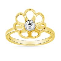 Złoty pierścionek PZD6349 - Diament