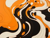 Plakat 20x15cm Tańczący Atrament