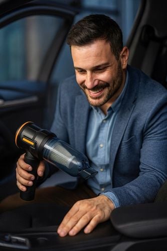 ODKURZACZ RĘCZNY SAMOCHODOWY BEZPRZEWODOWY AKUMULATOROWY MOC RIWALL na Arena.pl