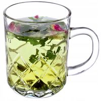 SZKLANKA KUBEK DO HERBATY KAWY SOKU 1szt 230ml