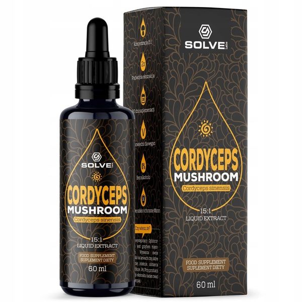 Cordyceps (Cordyceps sinensis) w kroplach 60ML zdjęcie 1
