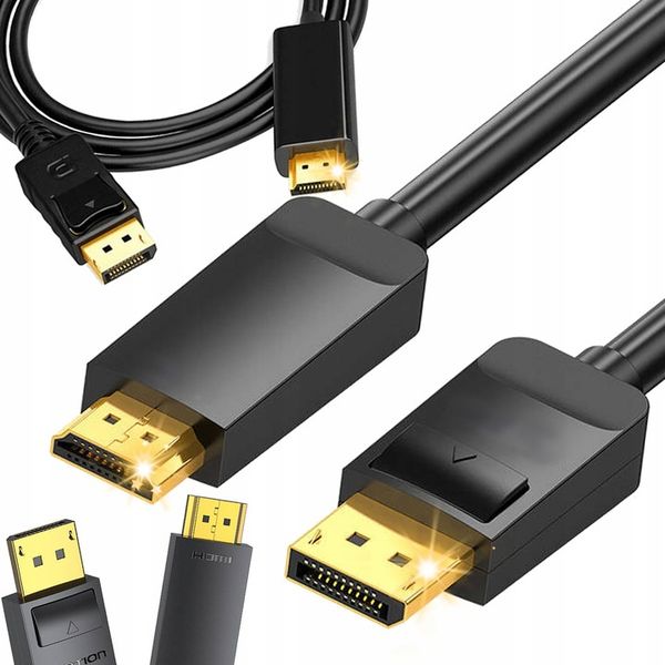 Kabel DisplayPort do HDMI DP 3 m adapter zdjęcie 1